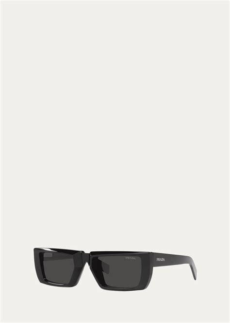 prada wrap glasses|prada rectangle acetate sunglasses.